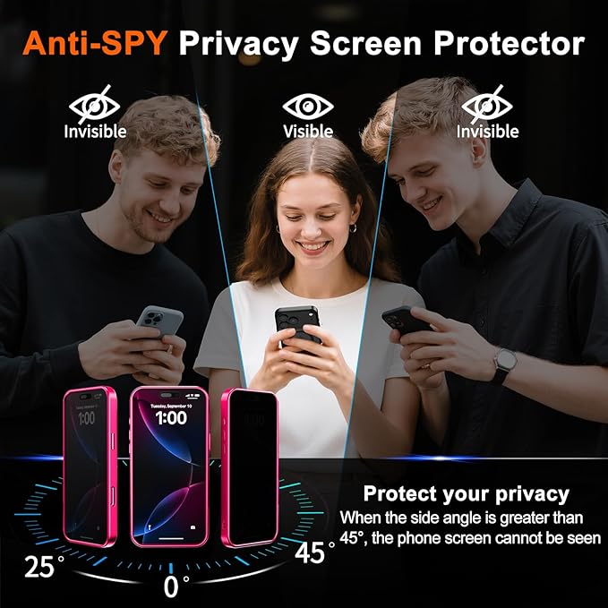 for iPhone 14 Case with Privacy Screen Protector and Camera Protection - Image 7