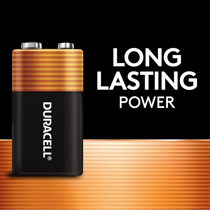 Duracell Coppertop 9V Battery, Long-lasting All-Purpose Alkaline 9V Batteries - Image 2