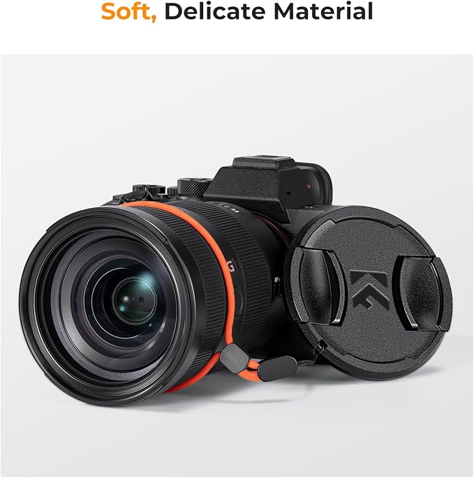 K&F Concept 67mm Lens Cap, 9-in-1 Center Pinch Lens Cover + Anti-Loss Keeper - Image 6
