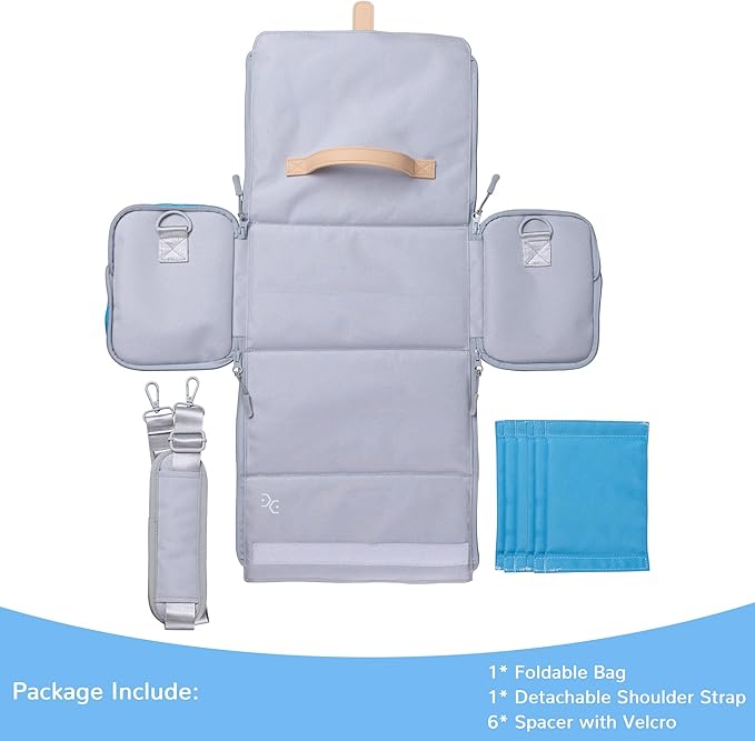 Marker Pens Storage Tote Handbag, Up to 160 Pens, Crossbody Bags Causal Shoulder Bag for Artists,Hobbyist