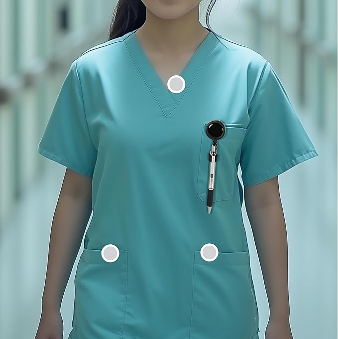 EZ Pen 2 Pcs Retractable Pen Reel with Stealth Grip Design and Non-Stop Action