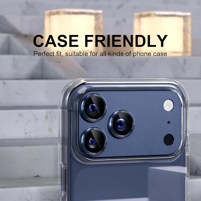 Choiche Compatible for iPhone 17 Pro Max Camera Lens Protector, Strong - Image 4