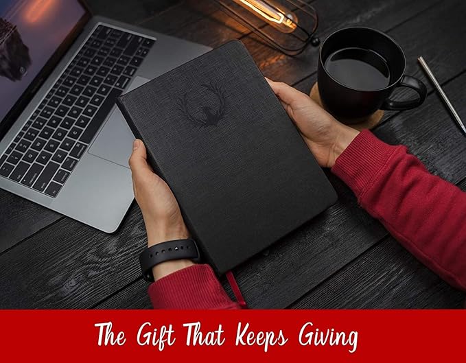 The Phoenix Journal - Best Daily Goal Planner, Organizer, & Calendar for Goal Setting, Gratitude, Happiness, & Productivity - Vision Board & Habit Tracking - 12 Weeks, Undated, Hardcover (Executive)