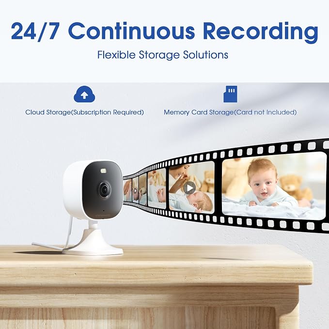 4MP Indoor Cameras for Home Security, Outdoor Security Camera Indoor, 2.4g/5g - Image 6