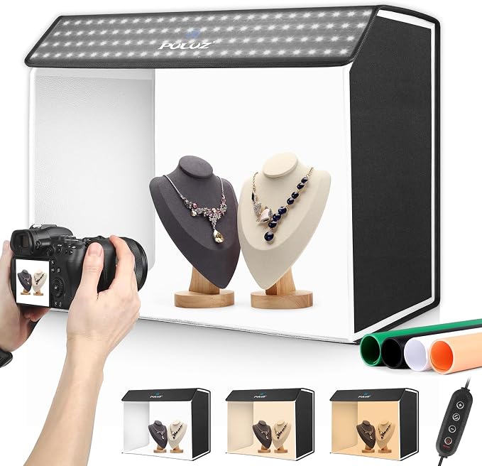 PULUZ 24x16 inch Photo Box, Large Photo Studio Light Box Photography, by PULUZ