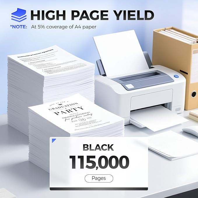 C950X71G Photoconductor Unit(Not Toner) Black 1-Pack High Capacity Replacement for Lexmark C950X71G C950X73G Drum Unit Compatible with Lexmark C950de X950de C952 X952dte X954dhe Printers Imaging Unit