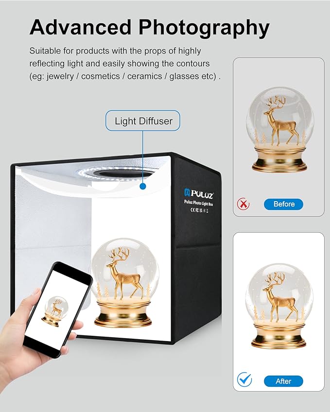 PULUZ Light Box Photography - Image 6