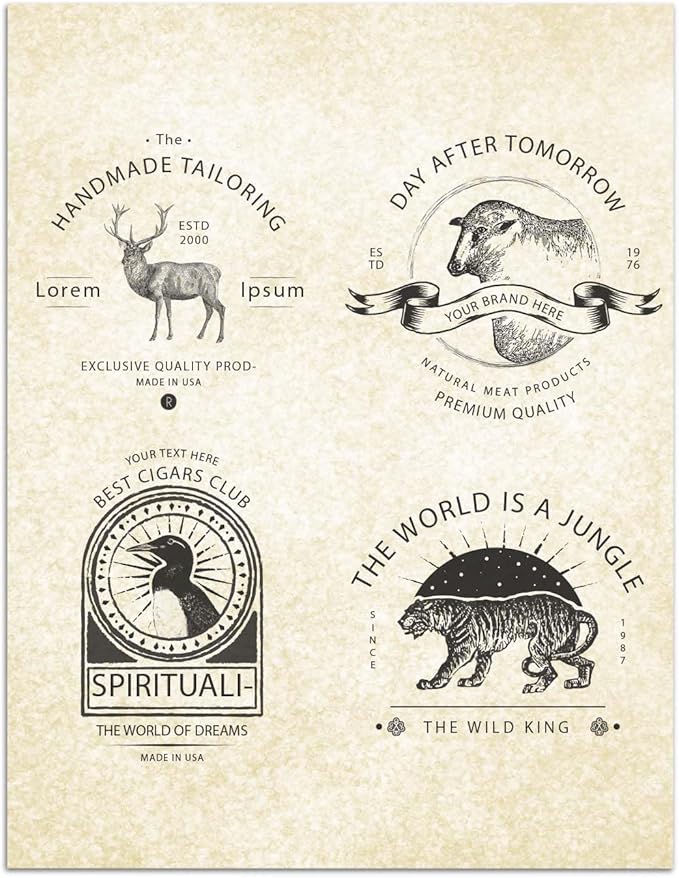 Parchment Paper for Certificates - Stationary for Resumes, Diplomas, Letter Size Certificate, 100 Sheets Double-Sided, 100gsm, 8.5" x 11" for Printing