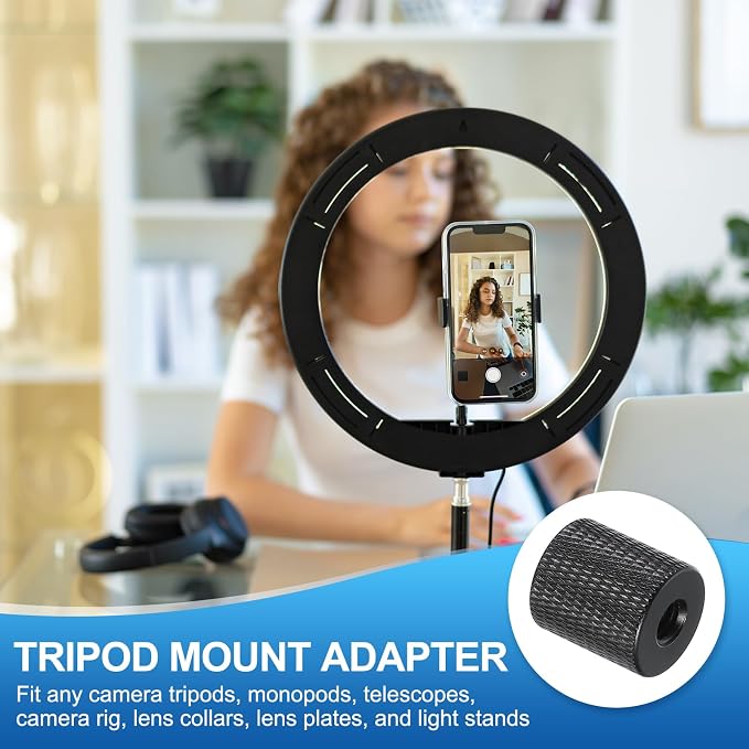 PATIKIL Tripod Screw Adapter 1/4" Female to M4 Male, 18 mm - Image 4