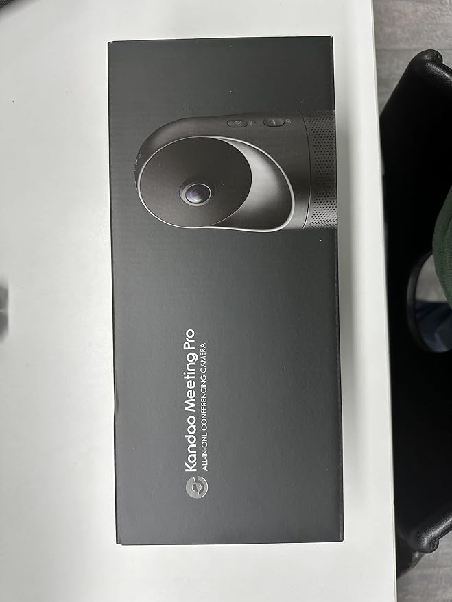 KanDao Meeting Pro - 360 Video Conference Camera, 4-in-One AI Smart Tracking Video Conferencing System, Works on Microsoft Teams, Zoom, Google Meet, Skype etc, Hybrid Meeting Room Zooming Camera
