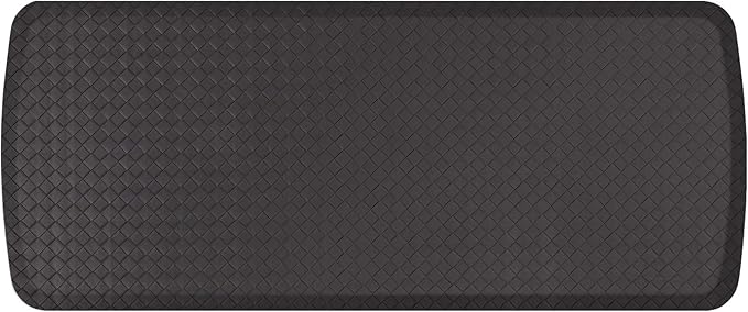 GelPro Elite Premier Gel & Foam Anti-Fatigue Kitchen Floor Comfort Mat, 20" x 48", Basketweave Black