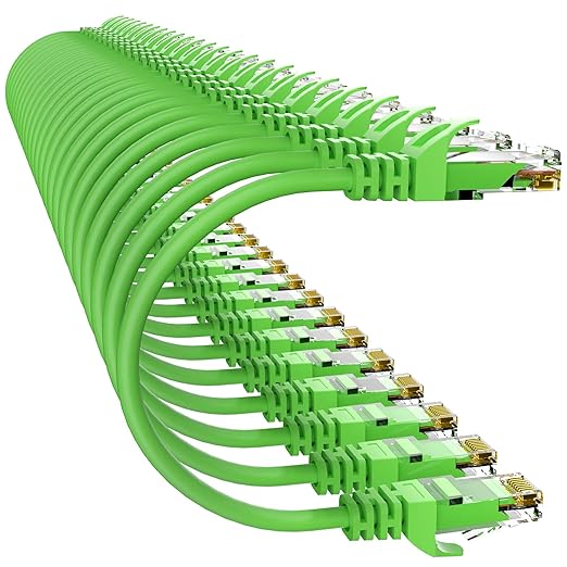 Cat 6 Ethernet Cable 0.5FT, Cat6 Ethernet Patch Cable 10Gbps, High-Speed UTP by 10Gsupxsel