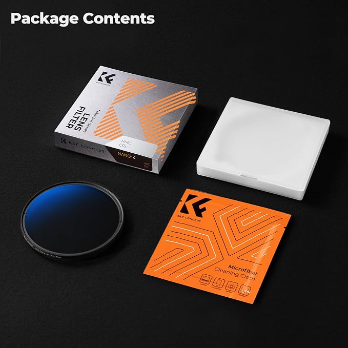 K&F CONCEPT 55mm Circular Polarizer Filter Ultra-Slim 18 Multi-Coated Optical - Image 7