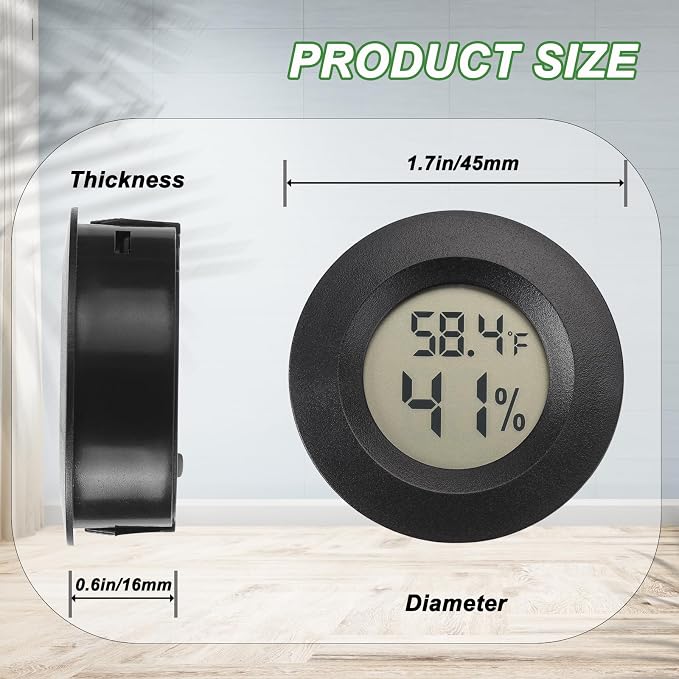 Mini Hygrometer Digital Thermometer Humidity Meter Hygrometer Thermometers - Image 2