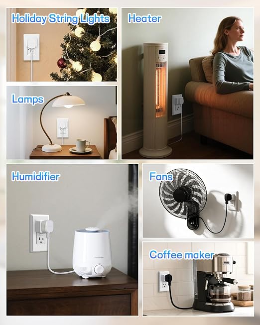 Greencycle Remote Control Outlet, 2 Wireless Light Switches and 2 Outlet Plugs - Image 7