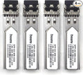 4 Pack 1.25G Multimode SFP LC Module, 1000Base-SX Gigabit Fiber Transceiver by Unknown