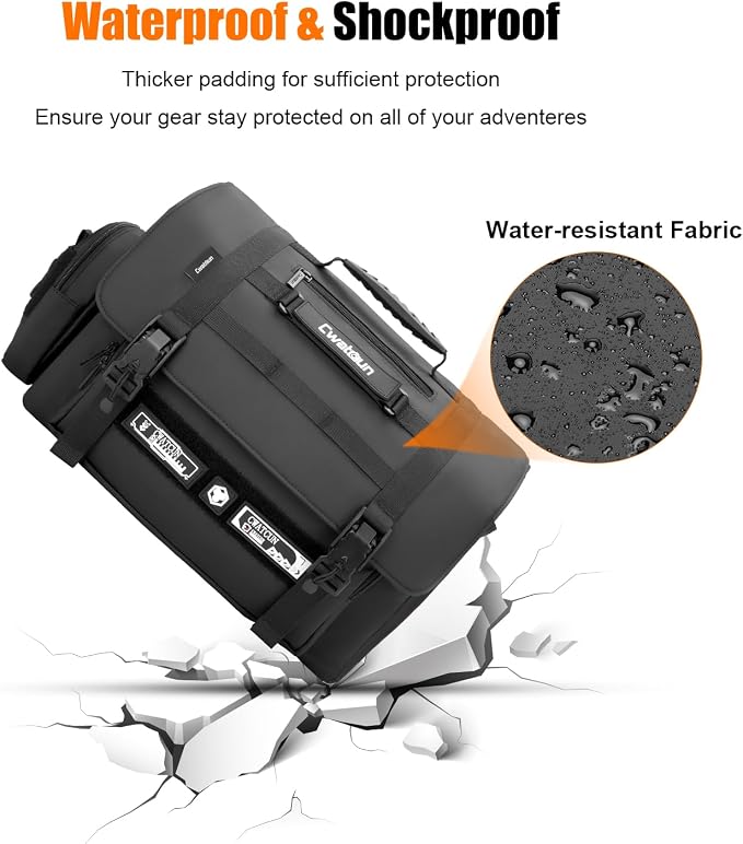 Cwatcun Camera Sling Bag, Waterproof Multifunction Photography Tactica Camera - Image 7