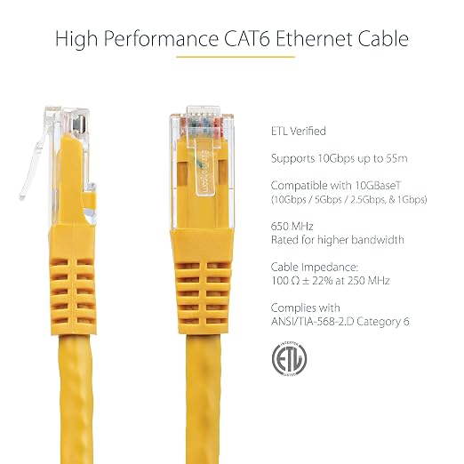 StarTech 35ft CAT6 Ethernet Cable - Image 2