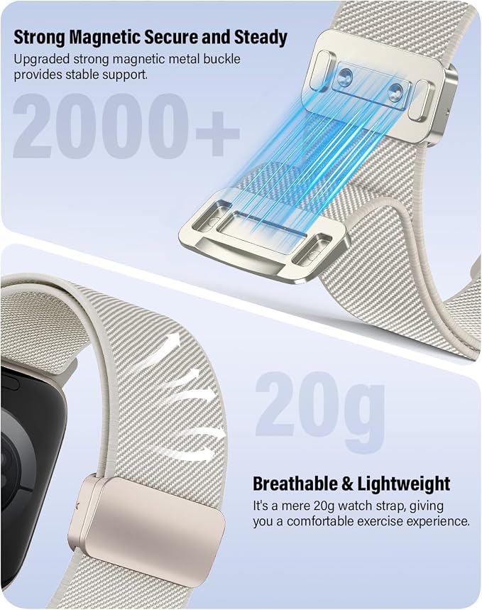 Stretchy Band Compatible with Apple Watch Bands 40mm 38mm 41mm 42mm 44mm 45mm - Image 4