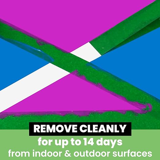 Green Painters Tape Multi-Surface Masking Tape 1.41 inch x 60 Yard, Indoor and Outdoor Painting Tape, Residue Free Easy Removal with Sharp Lines, Paint Tape for Walls, Auto, Home, 36Rolls