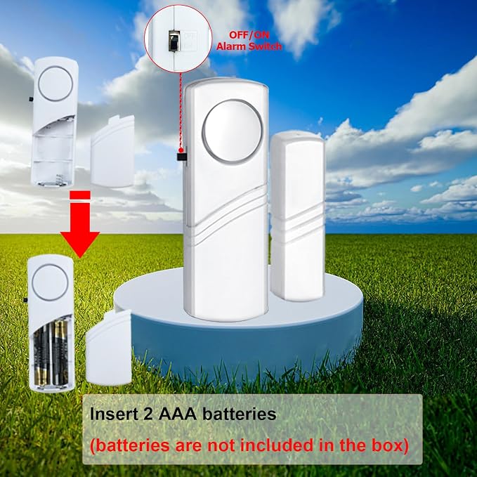 Security Door Window Alarm, Wireless Sensor Door Window Burglar Alarm, Door - Image 4