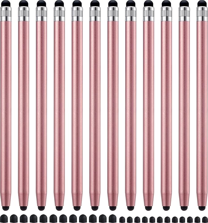 LINFANC 12Pcs Rose Gold Stylus Pen by LINFANC