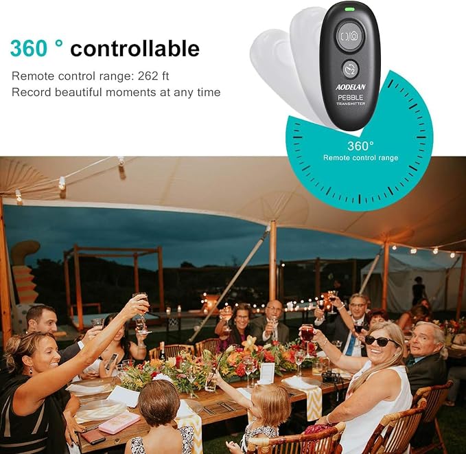 AODELAN Wireless Camera Shutter Release Remote Control - Image 7