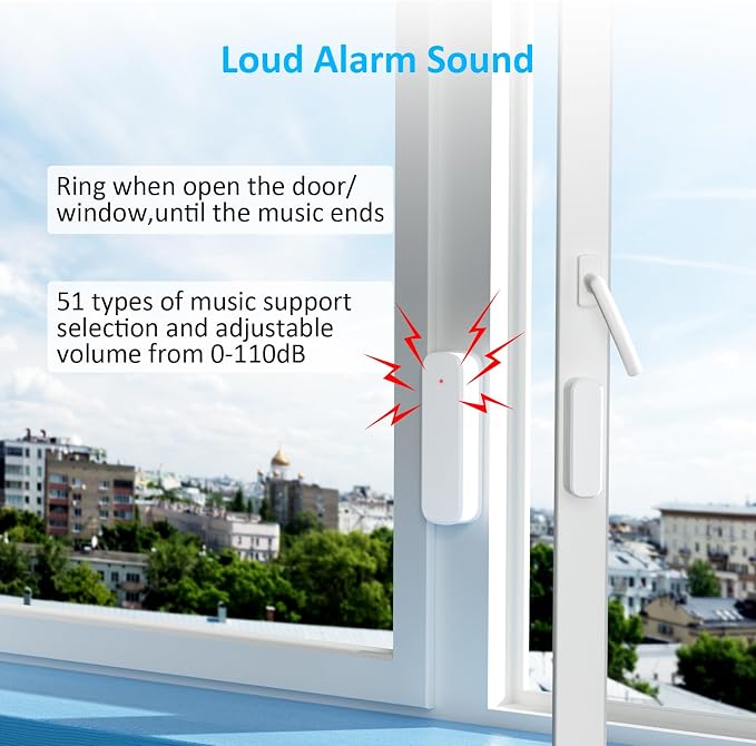 Wireless Door Chime for Business Entering, Door Open Alarm for Kid/Toddler Home - Image 4