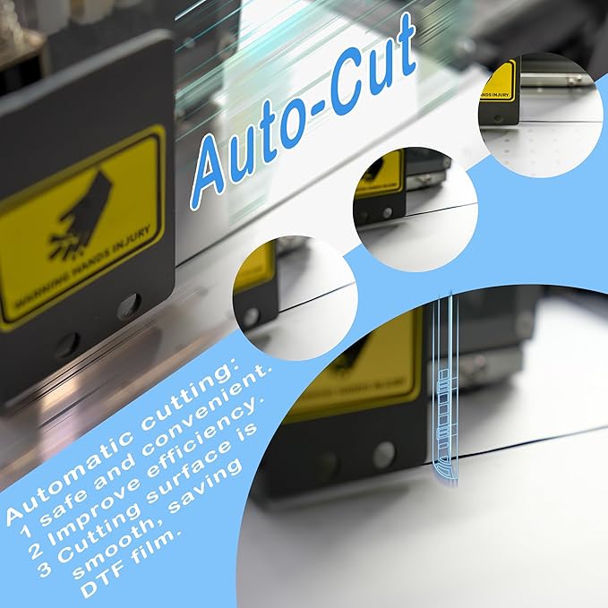 Lancelot Auto-Maintenance M1630 Pro-DTF Printer Machine-Doubled Speed Over L1800 with Auto-Powder Shaker Dryer,White Ink Circulation & Auto-Film Cutter,DTF Printer Bundle for T Shirt Printing