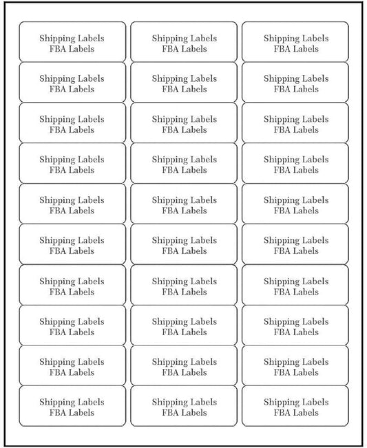 Address Labels for Inkjet Printers 1" x 2-5/8", Pack of 750 Labels