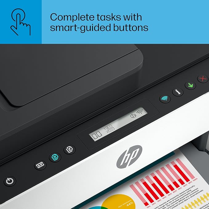 HP Smart Tank 7301 Wireless All-in-One Refillable Ink Tank Printer, Scanner, Copier with 2 years of ink included, Best for home office(28B70A)