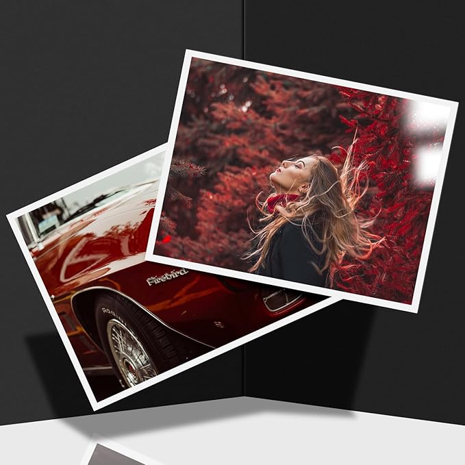 8" x 10" Photo Paper for Inkjet & Laser Printers - Extra Thick, High Gloss for Full Color Printing - Premium White Glossy, Instant Dry Paper for Everyday Pictures, Albums - 50 Sheets per Pack