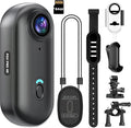 4K Mini WiFi Action Camera 64GB Thumb POV Portable Body Cam Wearable Video by INTEPOLL