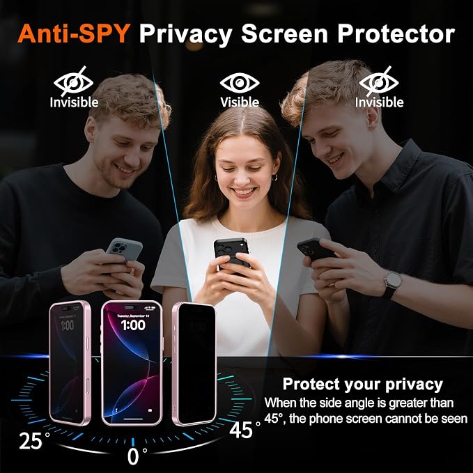 for iPhone 15 Case with Privacy Screen Protector and Camera Protection - Image 7