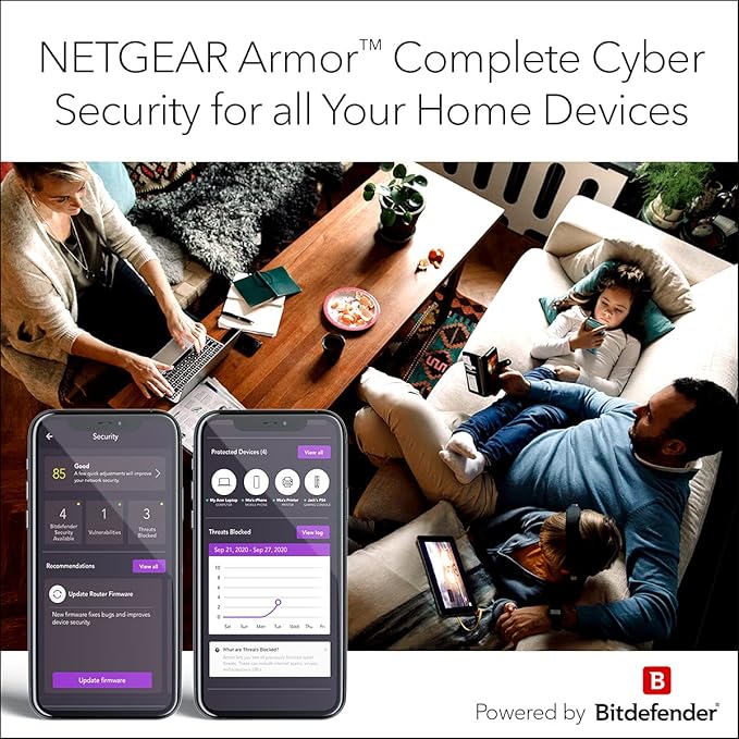 NETGEAR Nighthawk WiFi 6 Router 5-Stream Dual-Band Gigabit Router, AX2400 - Image 4