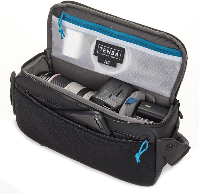 Tenba Axis v2 6L Sling Bag for DSLR and Mirrorless cameras and lenses – Black - Image 5