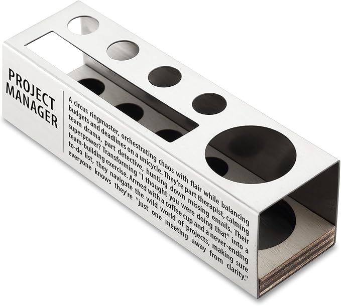 Project Manager Definition for Women, Men, Project Manager Office Supplies Desk Decor Pen Pencil Holders WCC47