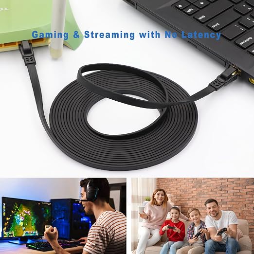 CAT8 Ethernet Cable 25 ft, High Speed Heavy Duty Cat8 LAN Network Cable 40Gbps - Image 9