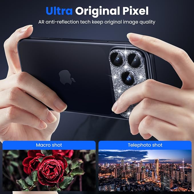 WSKEN for iPhone 17 Pro Camera Lens Protector, Metal Aluminum Alloy Tempered - Image 2