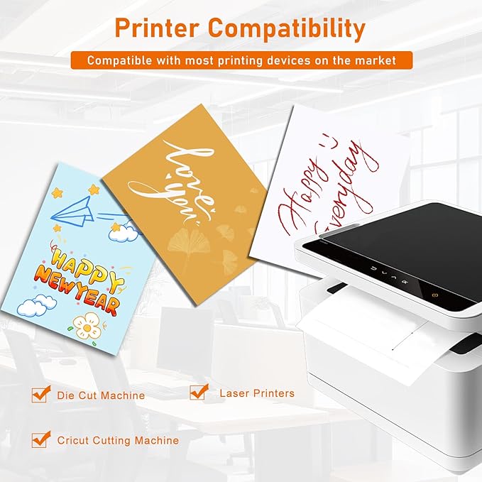 28 Sheets White Shimmer Cardstock 8.5 x 11 Certificate Paper, 92lb Heavyweight Paper Card Stock for Wedding Invitations, School Crafting, Business Cards, Making Cards, Graduations, Menus