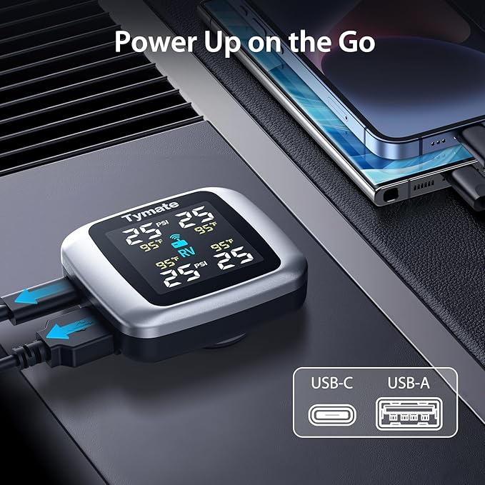 Tymate TM7 Tire Pressure Monitoring System, Wireless TPMS - Image 6