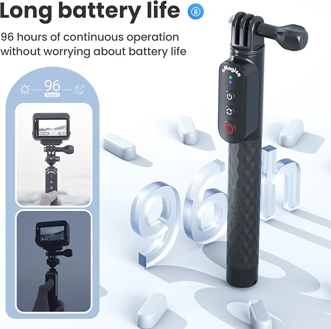 Remote Control Selfie Stick 100CM Stretchable Compatible - Image 4