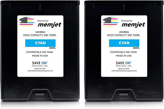 Formax CJ-21 Memjet Ink Compatible High Capacity Cyan Printer Ink Tank (500ml) - Precision Printer Ink Cartridge for ColorMax7 & ColorMax8 Printers - Fade-Resistant Replacement Inkjet Printer Ink