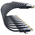 Cat 6 Ethernet Cable 1FT 10Pack, Cat6 Ethernet Patch Cable 10Gbps, High-Speed by 10Gsupxsel