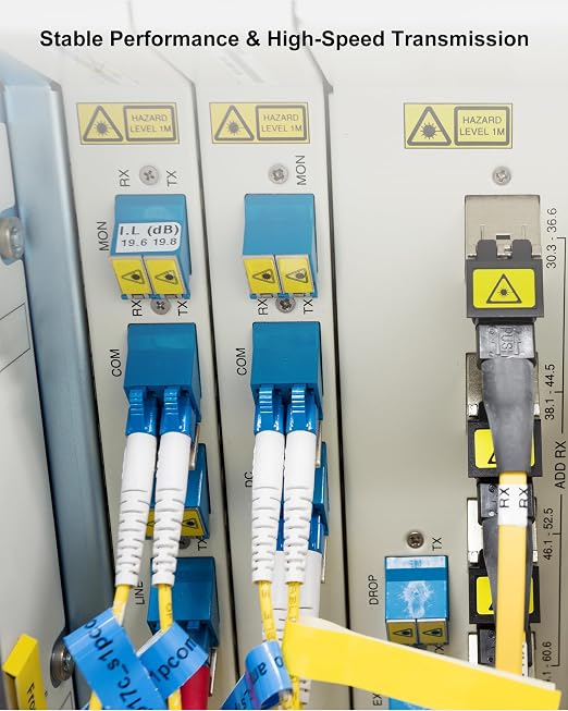 6 Pack LC to LC Fiber Patch Cable OS2 5m, Individually Tested LC LC Single Mode - Image 5