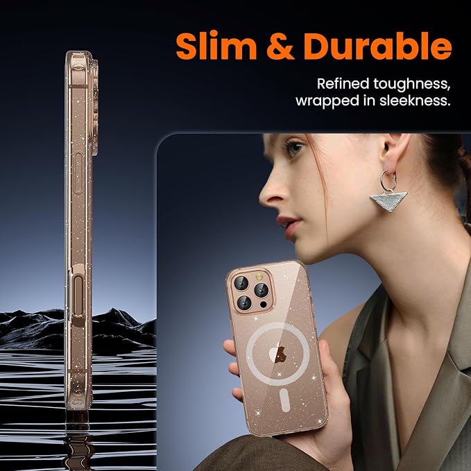 toushion 3 in 1 for iPhone 16 Pro Case Clear, Not Yellowing, Screen Protector*1 - Image 6