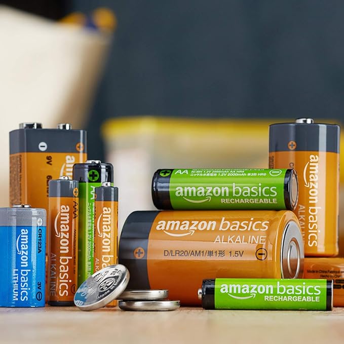 Amazon Basics 8-Pack Rechargeable AA NiMH Batteries, 2000 mAh, Low Self - Image 5
