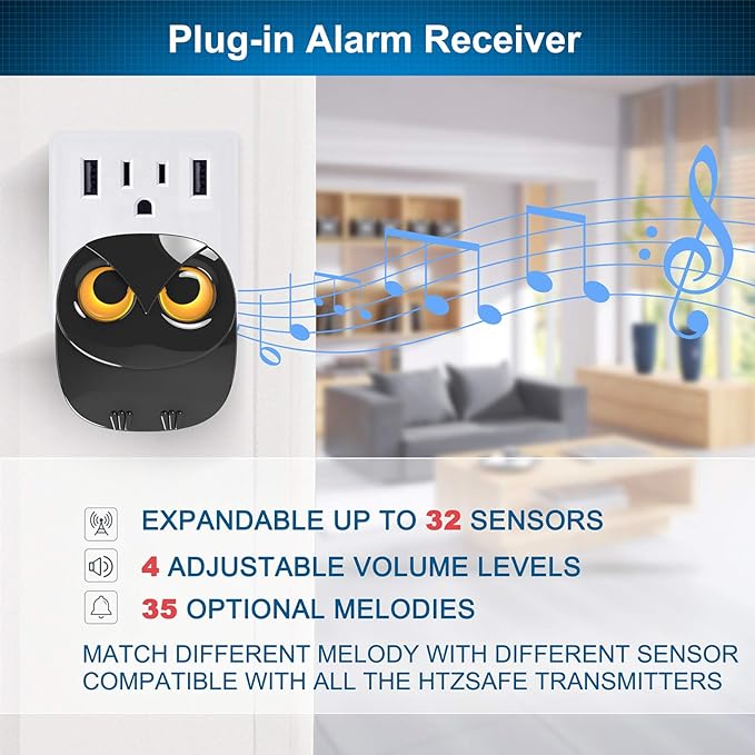 Driveway Alarm- 1/2 Mile Long Range Wireless Driveway Alarm Outdoor Weather - Image 5