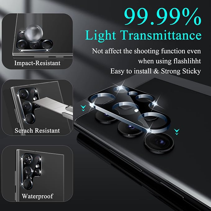 LYWHL Anti-Spy Anti-Glare Full Adhesive Flexible Film + Camera Lens Glass - Image 8