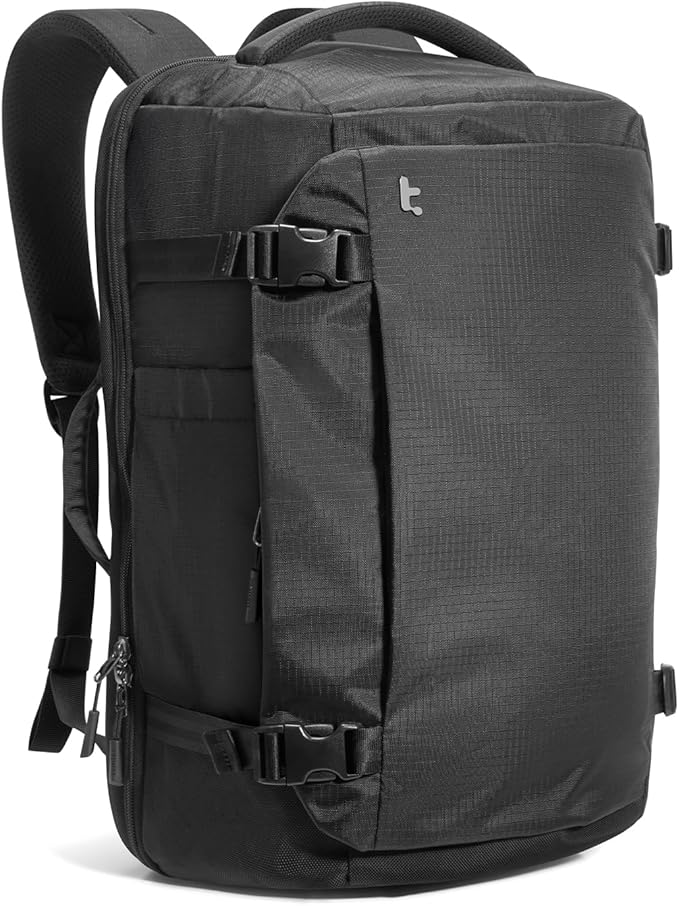 tomtoc Travel Backpack 28L, TSA Friendly Flight Approved Carry-on Luggage by tomtoc